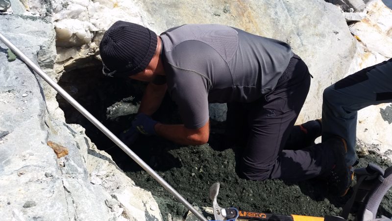 Arbeit an der Kluft